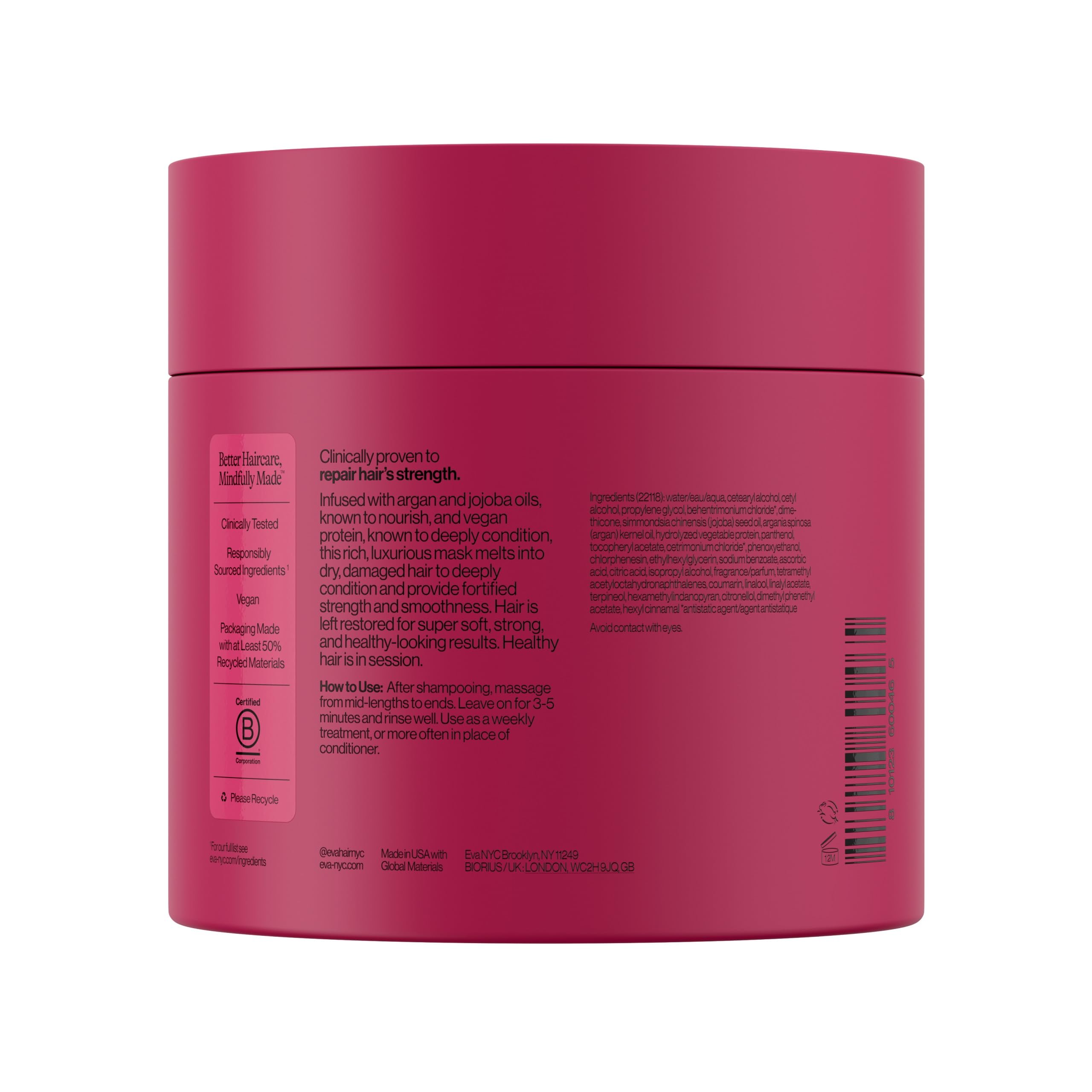 Therapy Session jar close-up showing rich texture for detangling and smoothing