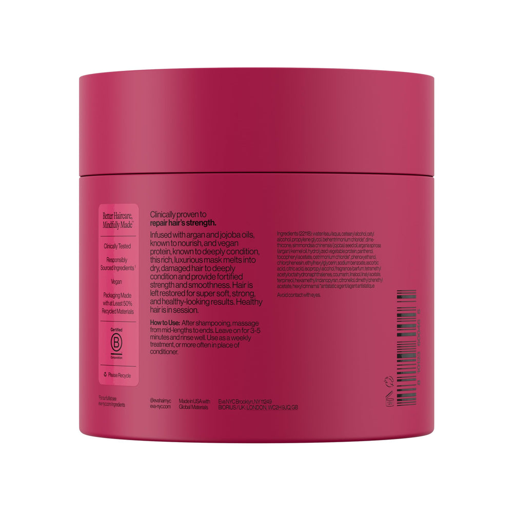 Therapy Session jar close-up showing rich texture for detangling and smoothing