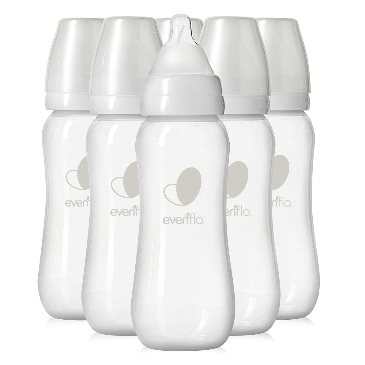 Evenflo Balance Plus bottle with natural slope nipple for easy latch