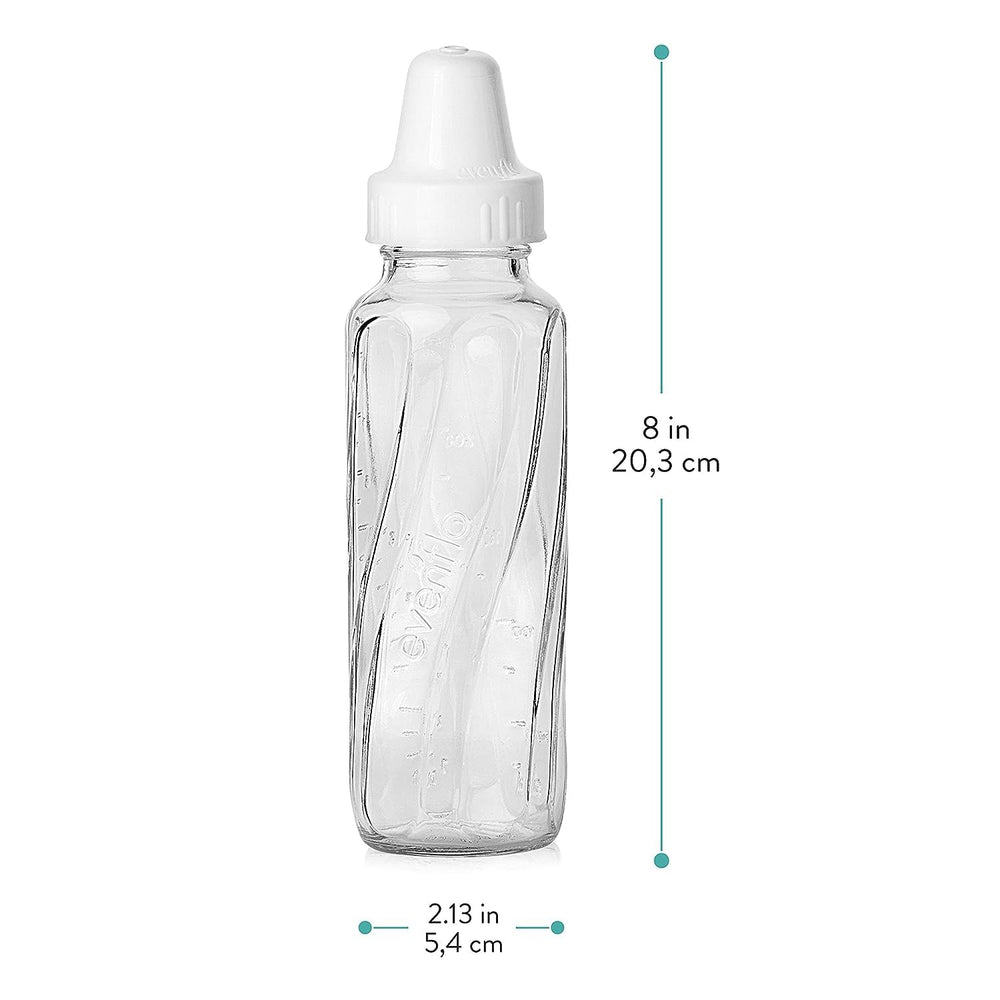 Evenflo bottle compatible with breast pumps—pump directly into bottles.