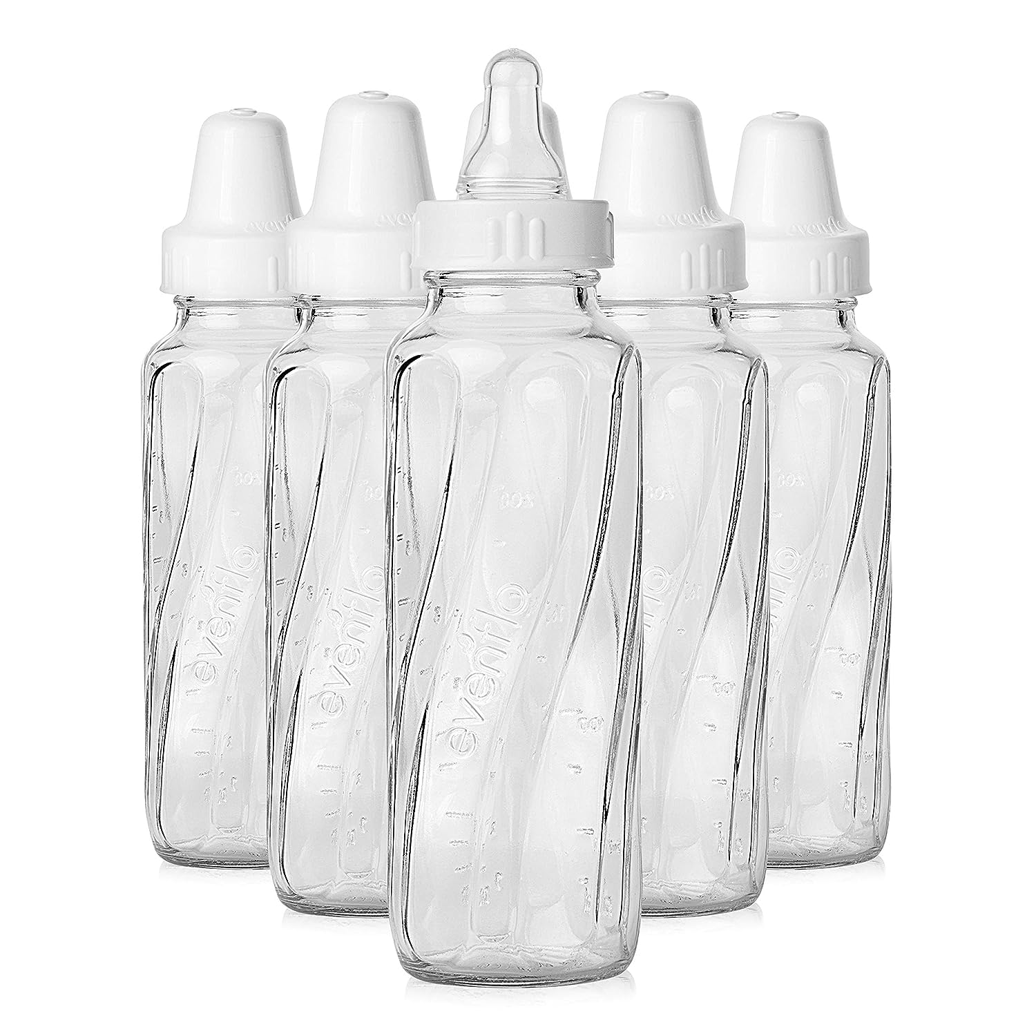 Evenflo classic glass bottle twist cap—secure lid for smoother feeds.
