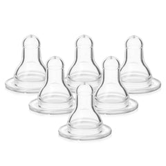 Evenflo Feeding Classic nipple top rack dishwasher safe for easy cleaning.