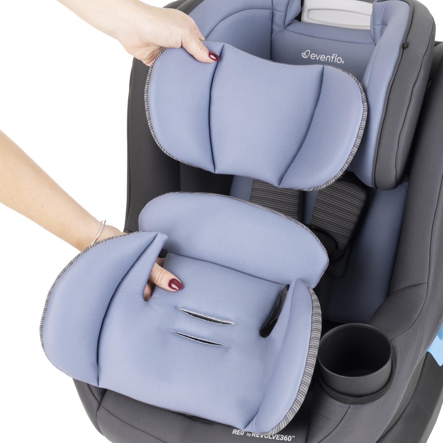 Evenflo REO safety-tested design provides reassurance during daily travel