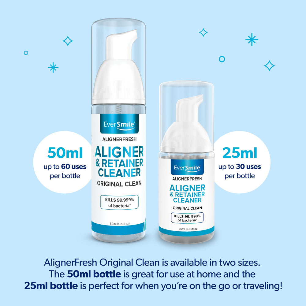 EverSmile AlignerFresh Original Clean works with Invisalign and other clear aligners