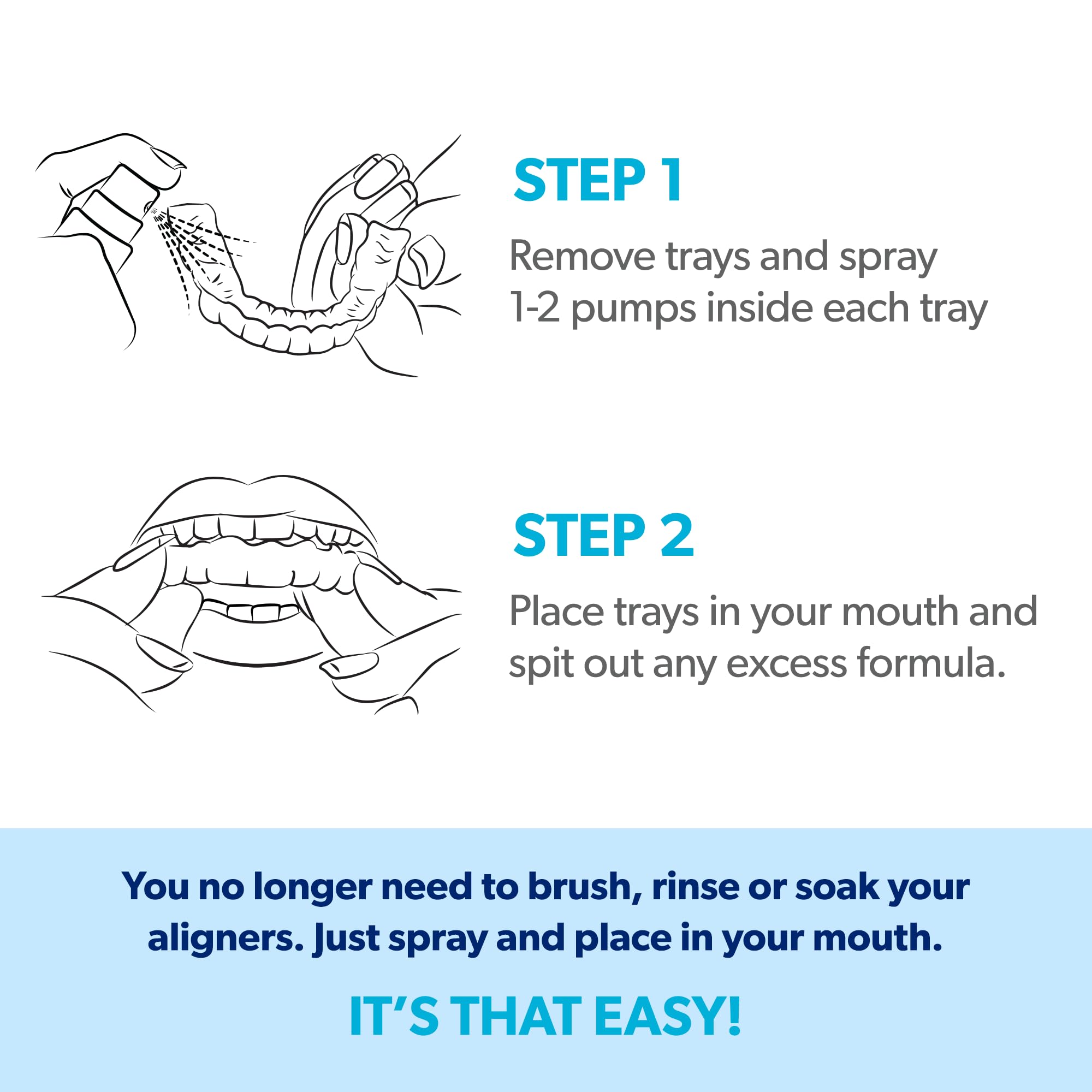 EverSmile AlignerFresh whitening action supports gradual tooth brightening.