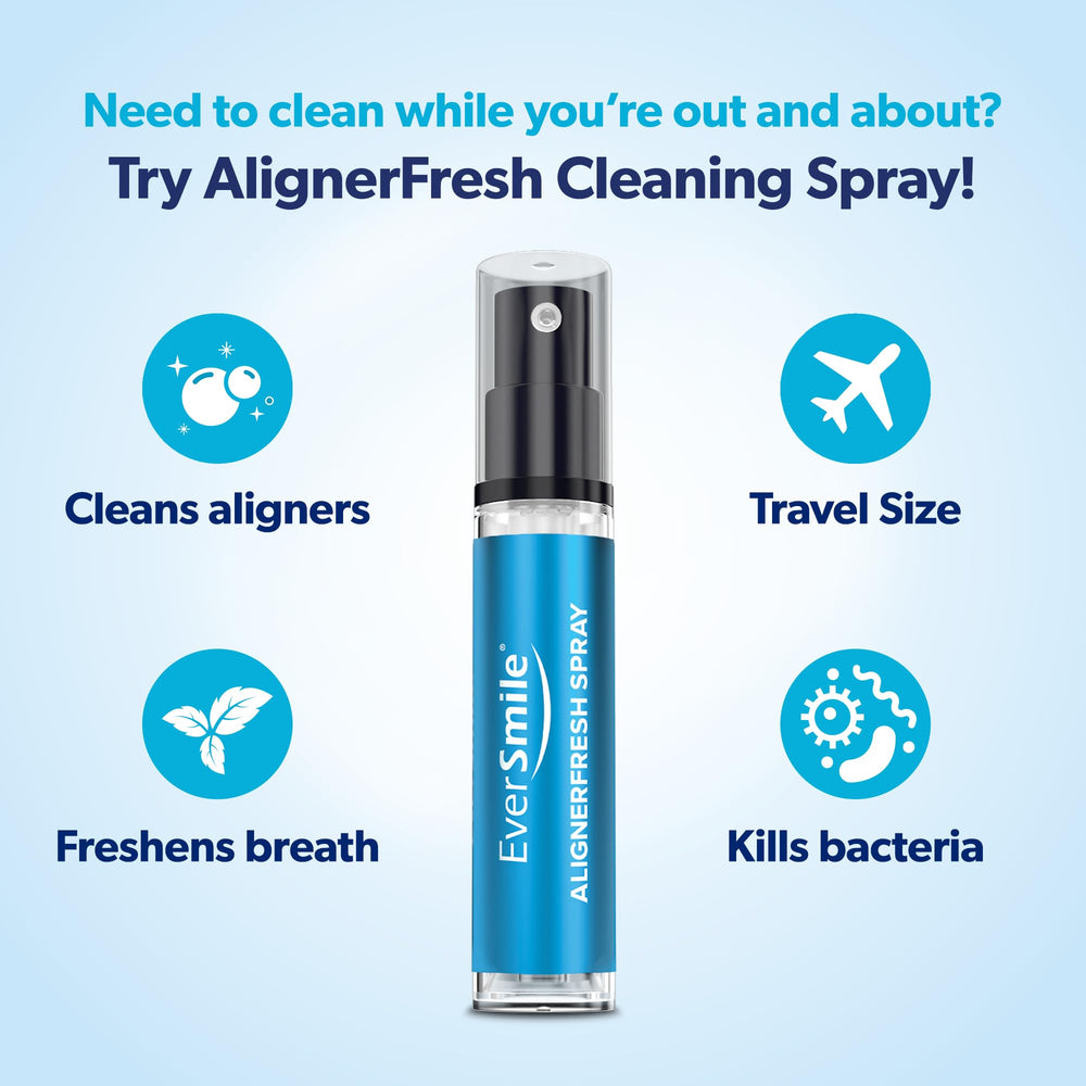 EverSmile AlignerFresh travel-size cleaner for quick aligner care anywhere.