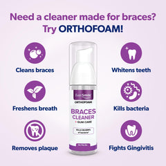 EverSmile OrthoFoam bottle pour demonstrates simple, quick foam application.