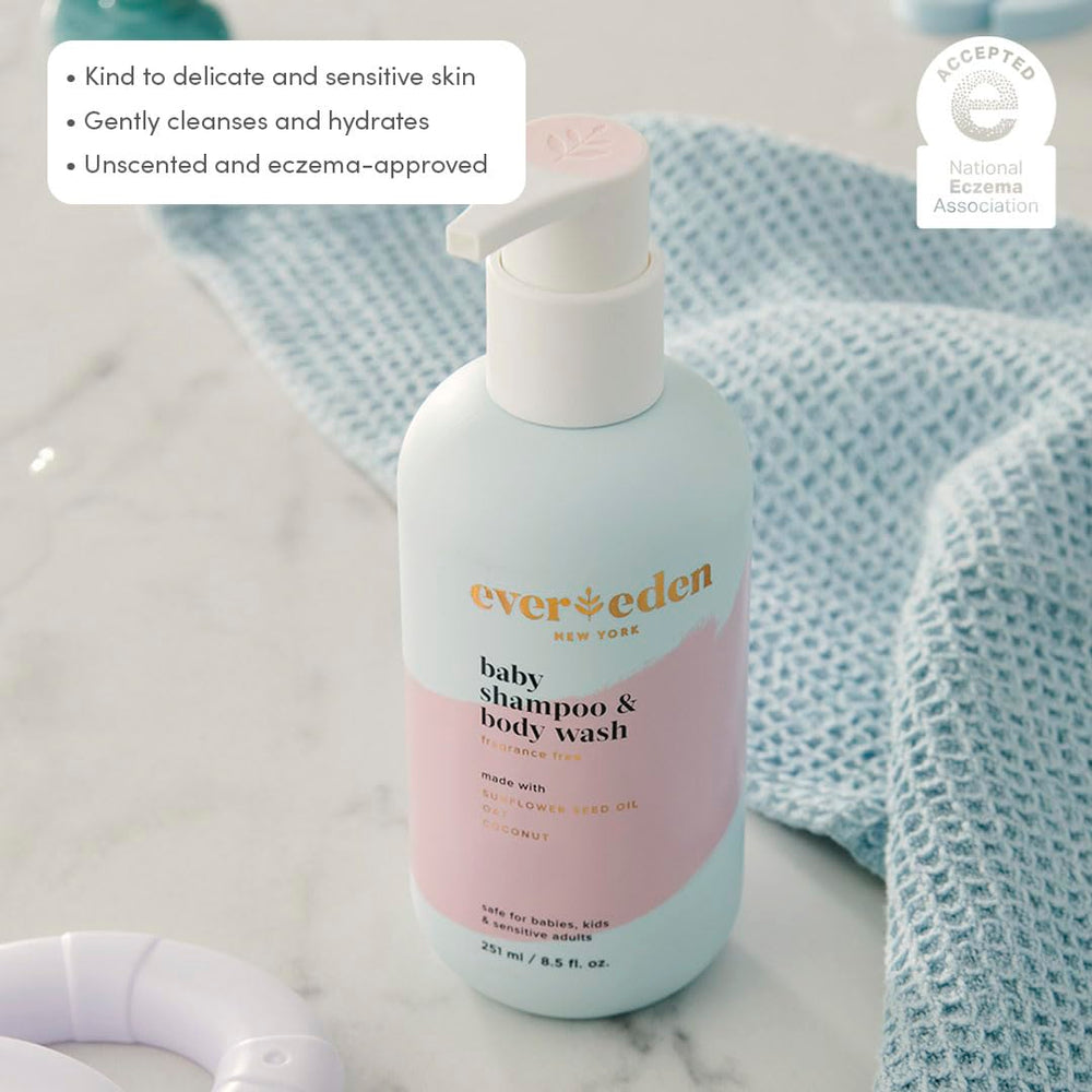 Evereden bottle seal conveys safe, non-toxic baby care.