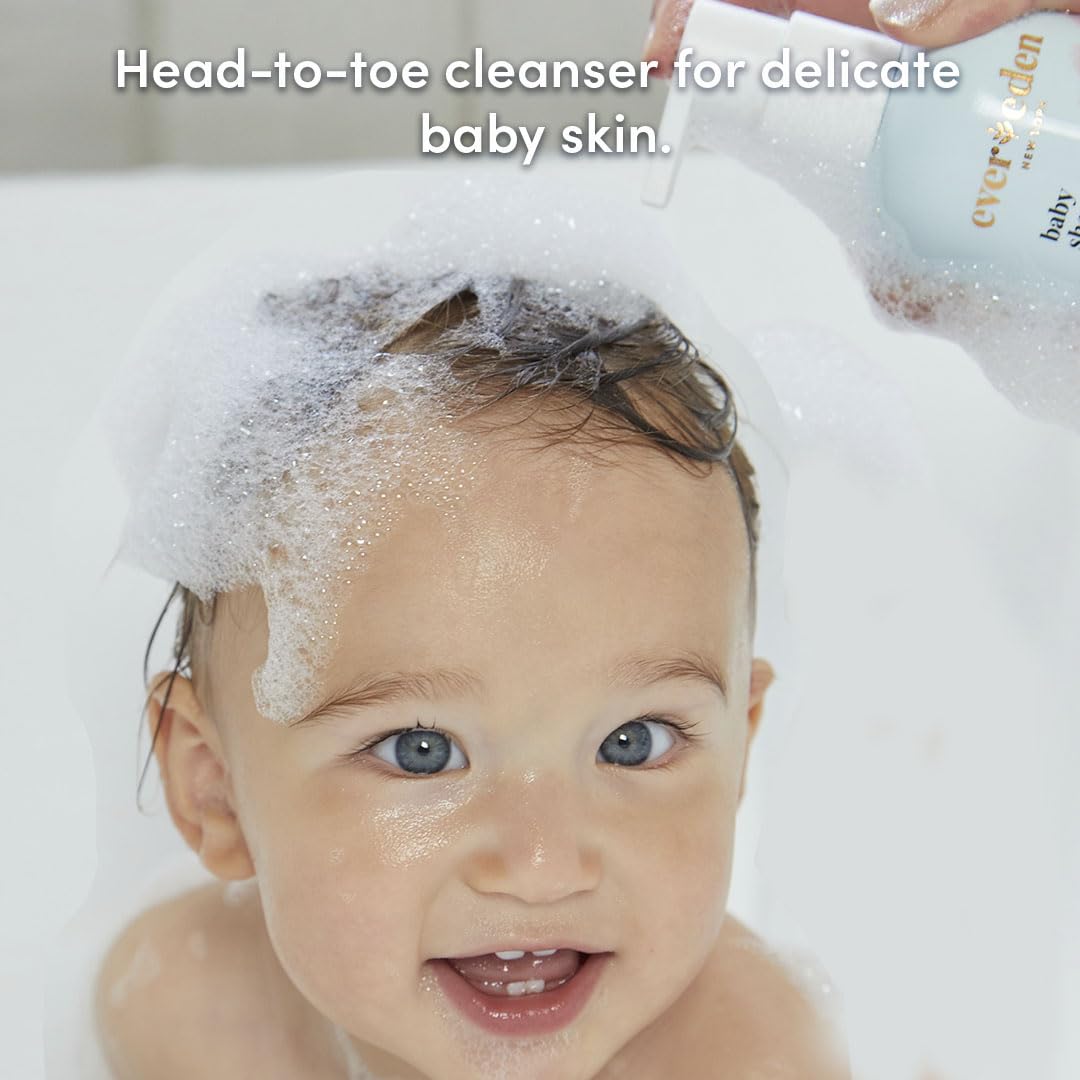 Evereden shampoo newborn-use reference hints sulfate-free care.
