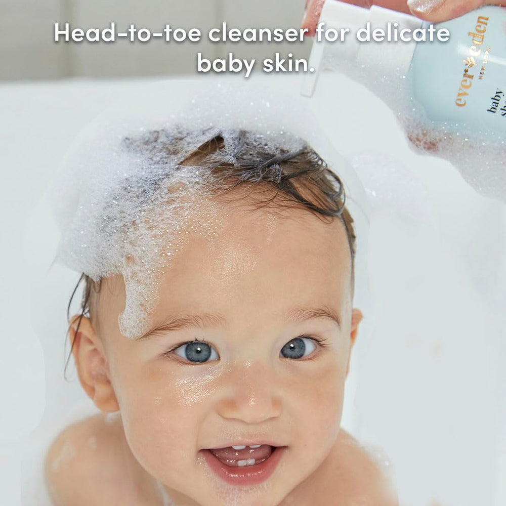 Evereden shampoo newborn-use reference hints sulfate-free care.