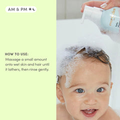Evereden body wash bottle highlights hydrating formula for dry skin.
