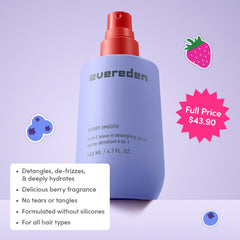 Evereden Detangler being applied by small hands for simple, mess-free use
