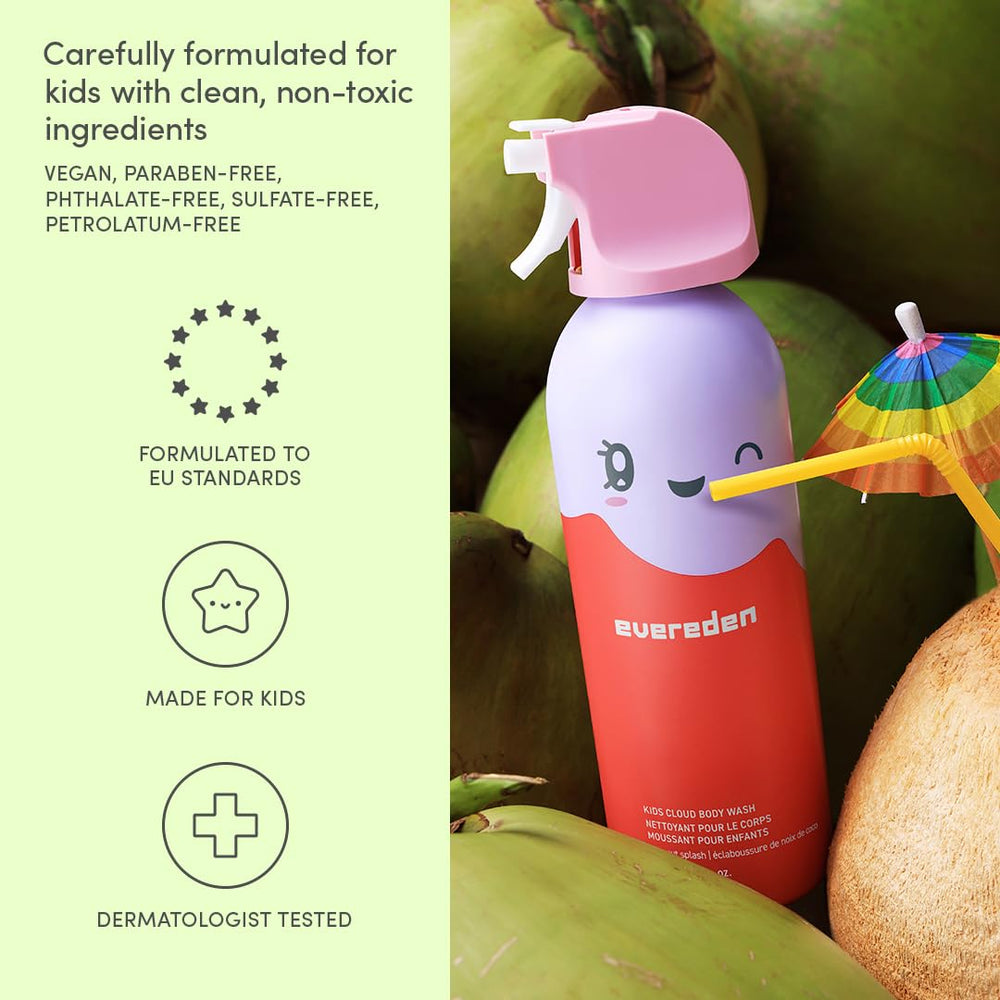 Evereden Juicy Citrus scent brings a bright, refreshing note to pretend-play baths.