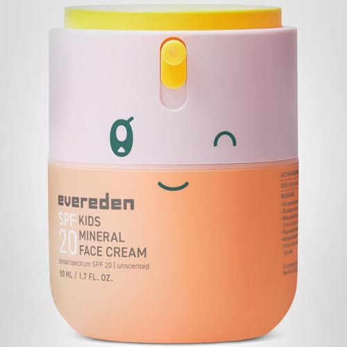 Compact tub of Evereden Kids Face Cream ideal for travel.