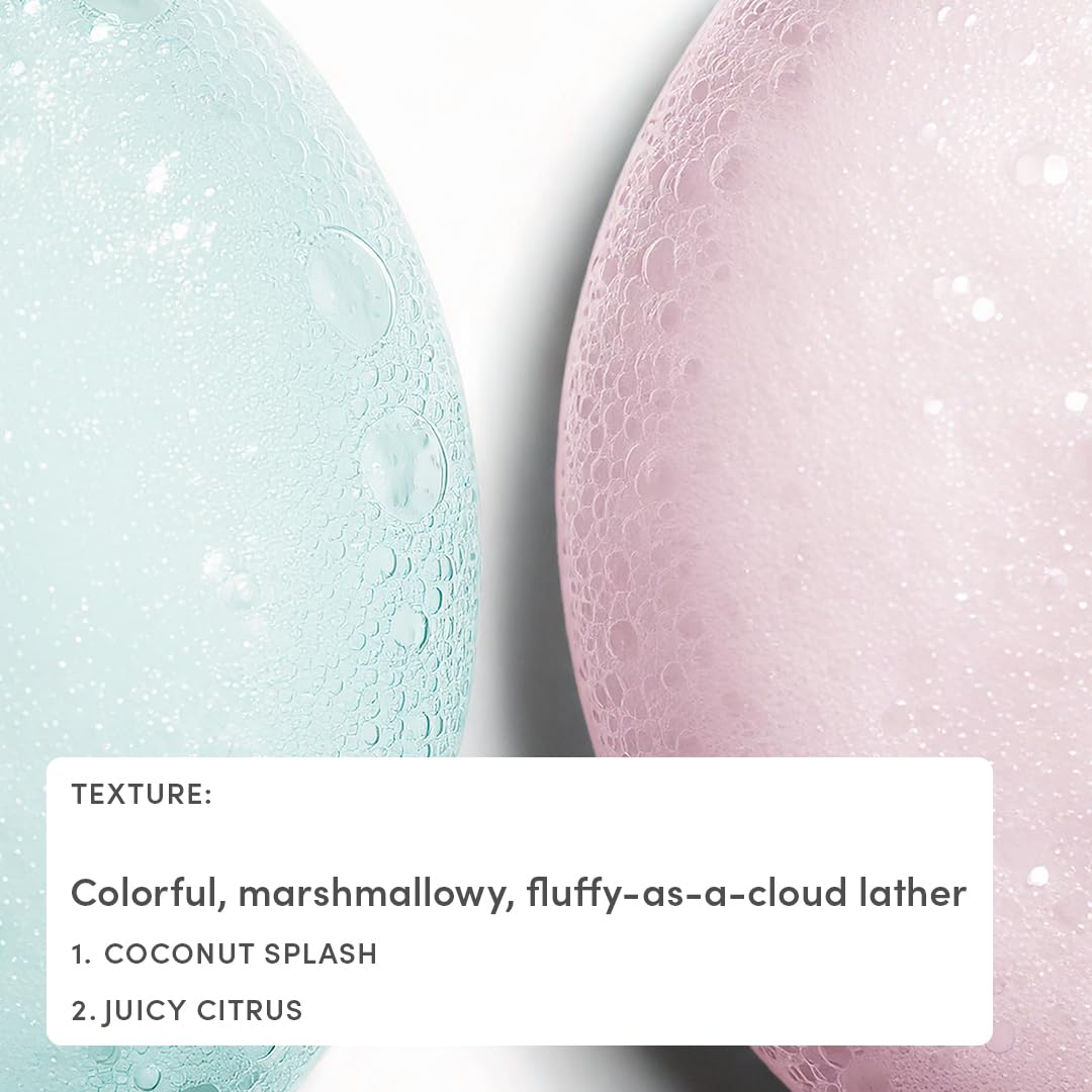 Evereden foaming wash bubbles gently lift dirt and oils.
