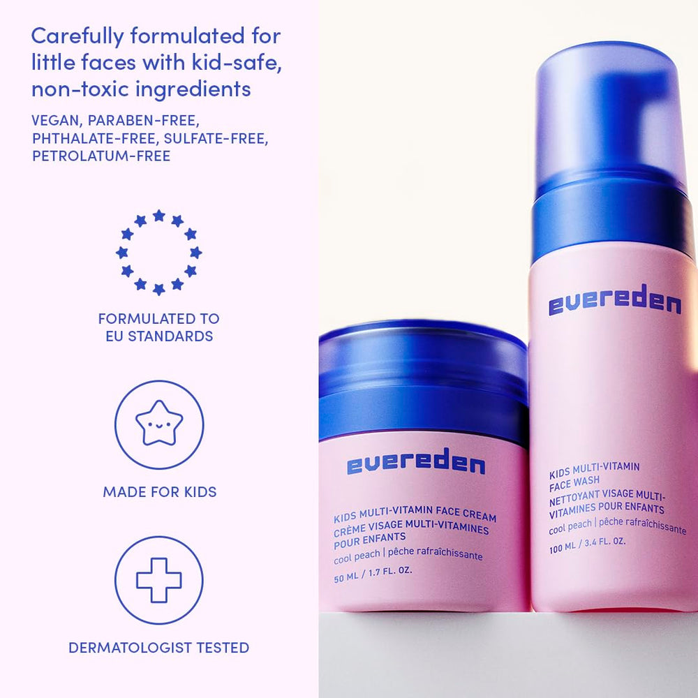 Evereden Kids Happy Face Duo kid skin-friendly care for family use