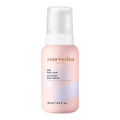 Evereden Multi-Vitamin Kids Body Wash bottle shows gentle cleansing for delicate skin