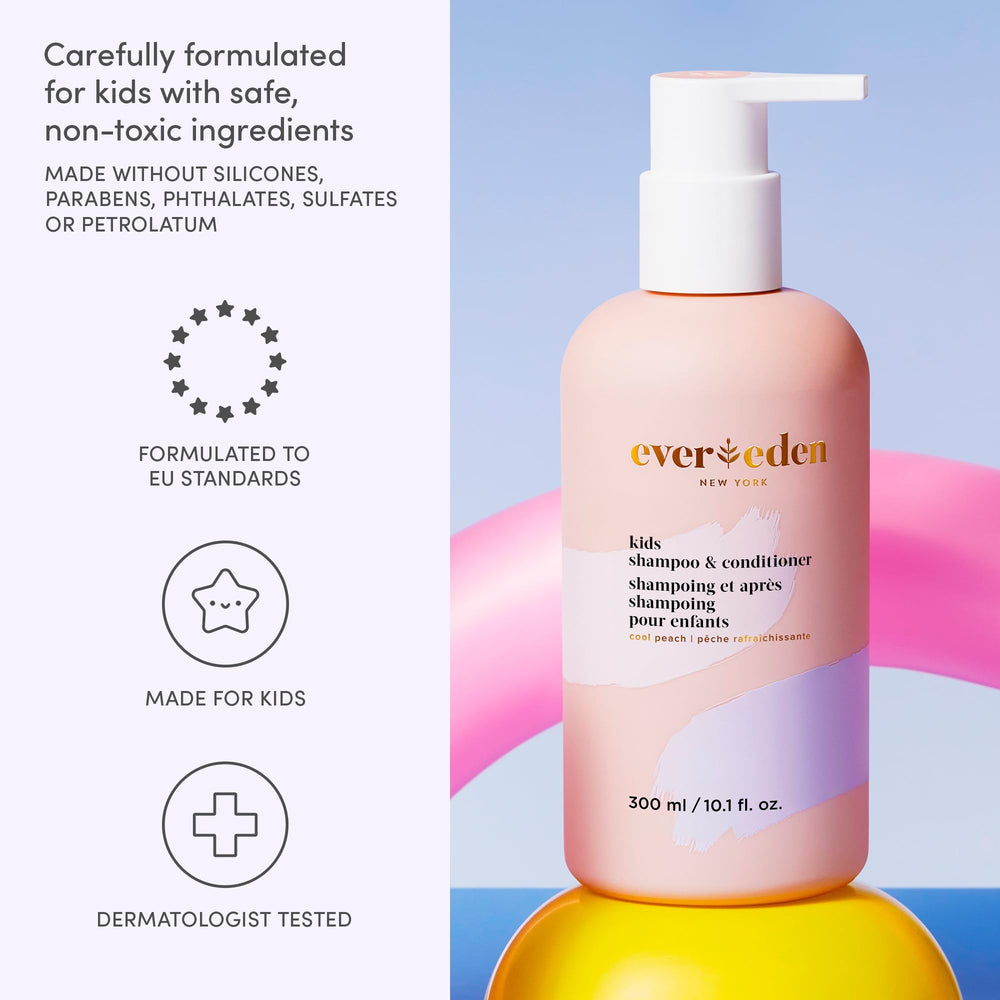 Evereden two-in-one lather close-up showing gentle wash