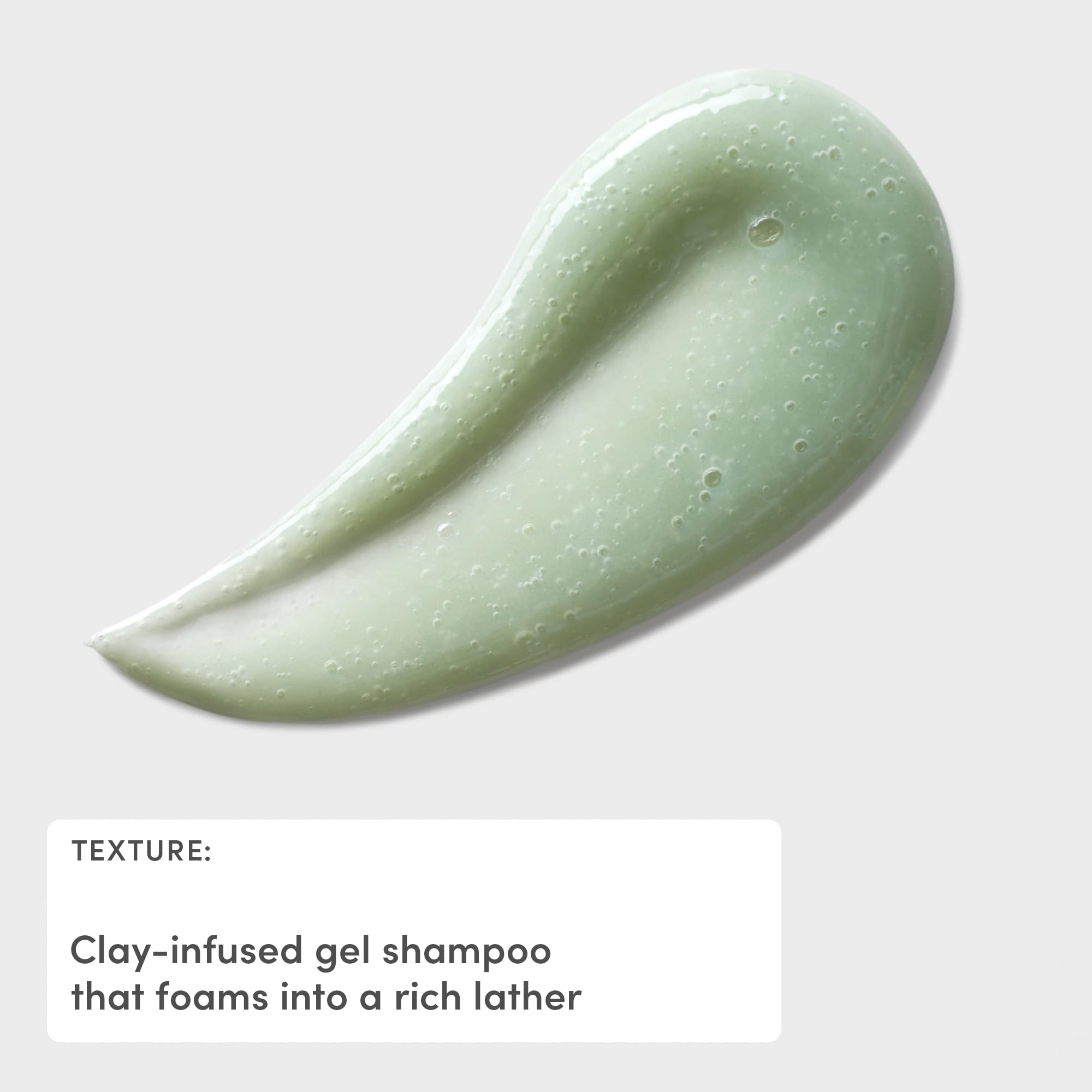 Vegan, clean ingredients shown on Evereden kids shampoo packaging.