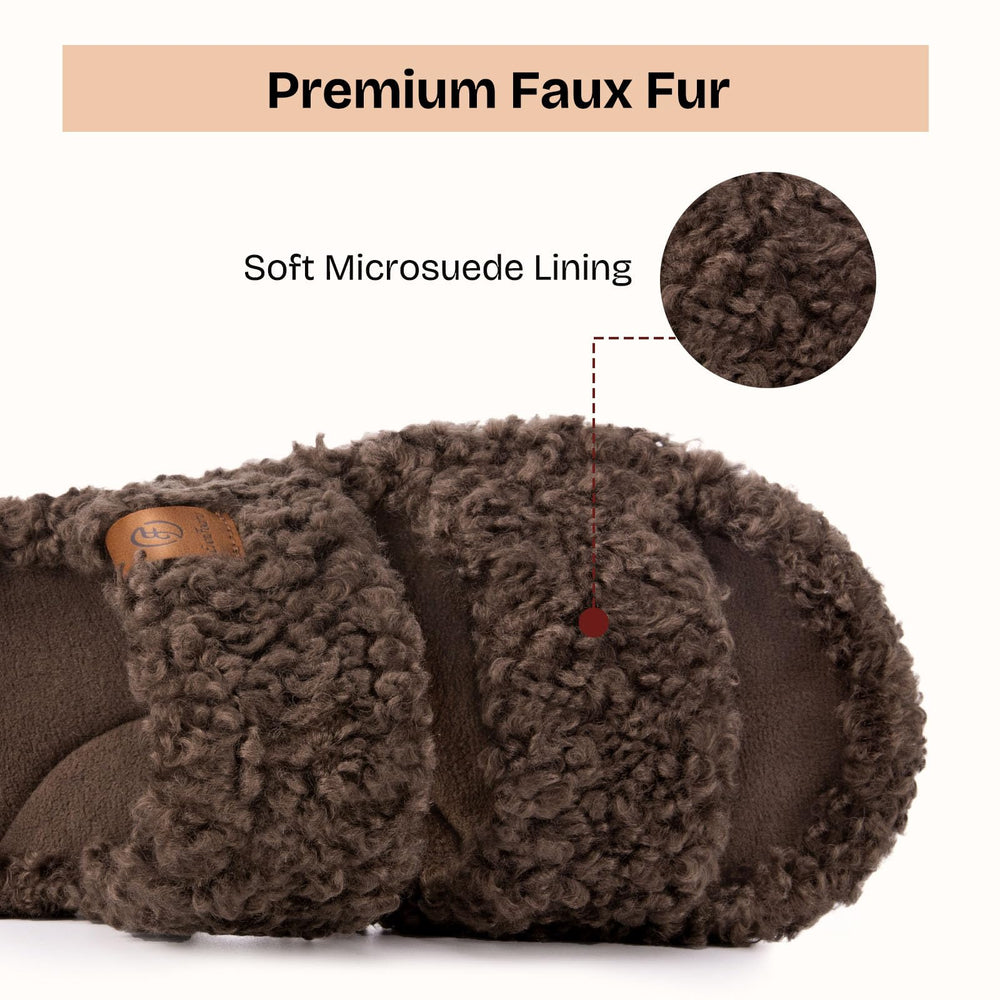 EverFoams mocha color indoor slippers ready to pair with outfits