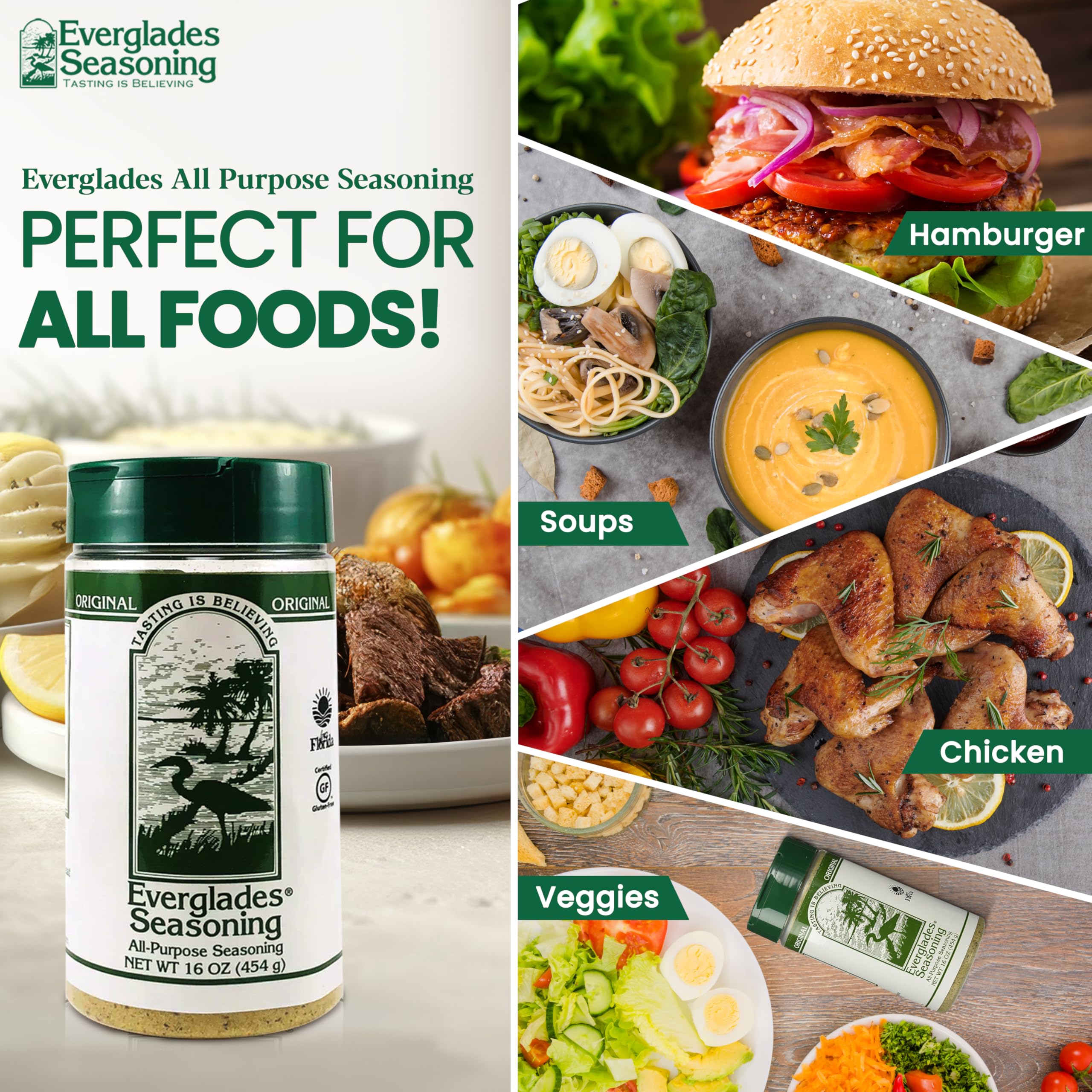 Everglades All Purpose Seasoning on potatoes delivers depth and aroma