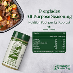 Everglades All Purpose Seasoning steak rub brings savory, smoky Florida flair