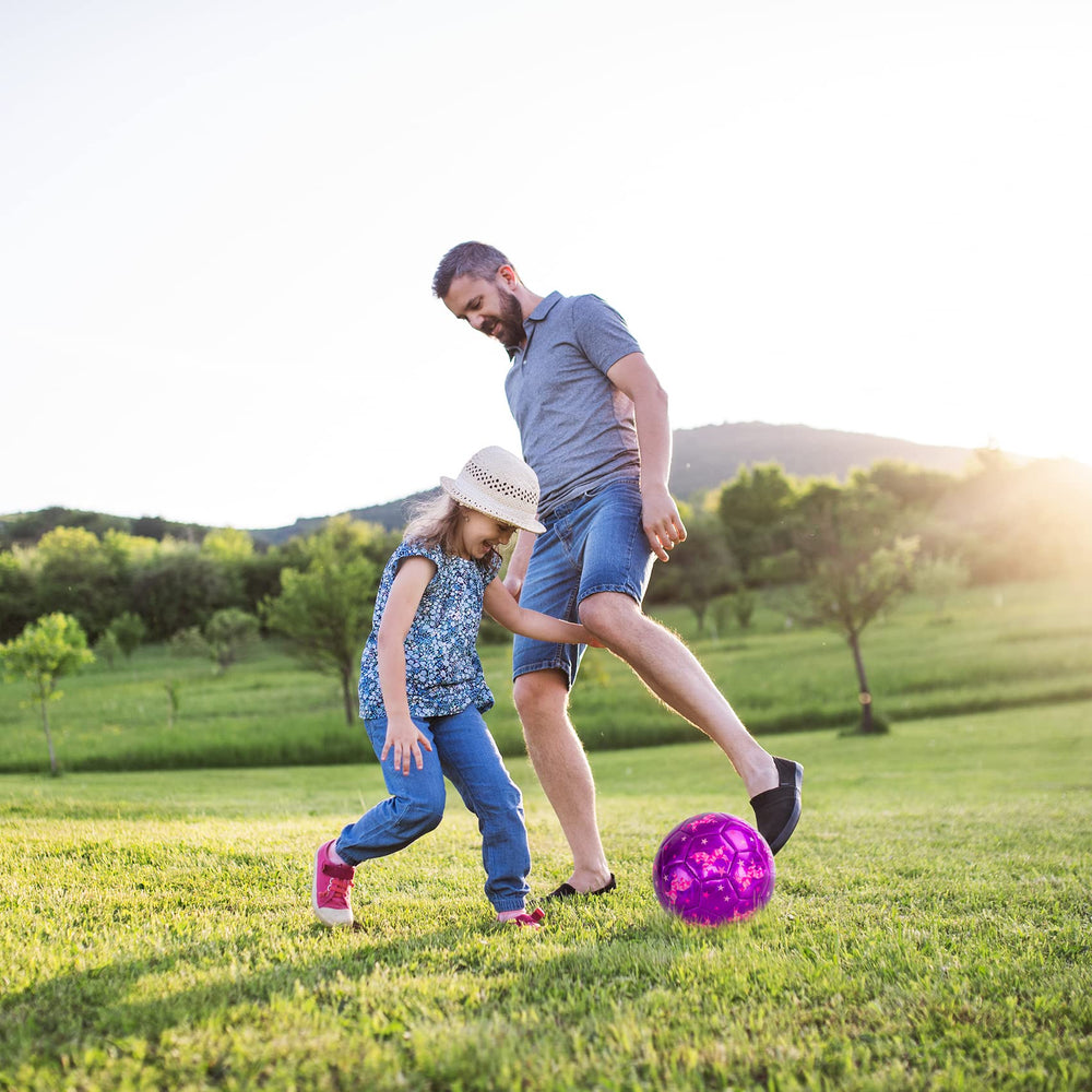 EVERICH TOY unicorn-themed training ball indoors or outdoors for active play.