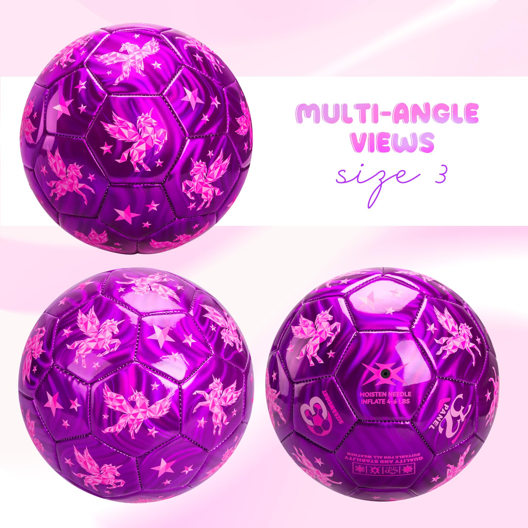 EVERICH TOY unicorn ball makes a great gift for kids aged 3-8.