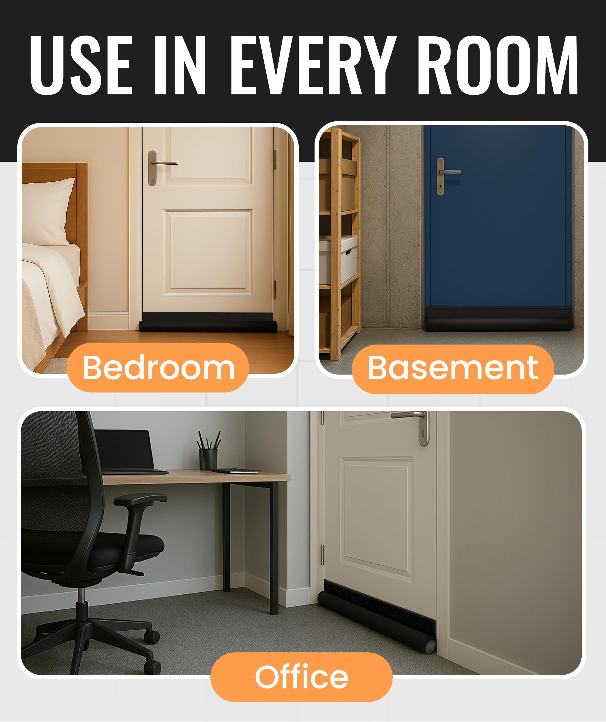 Everlasting Comfort easy-open design allows smooth door movement.