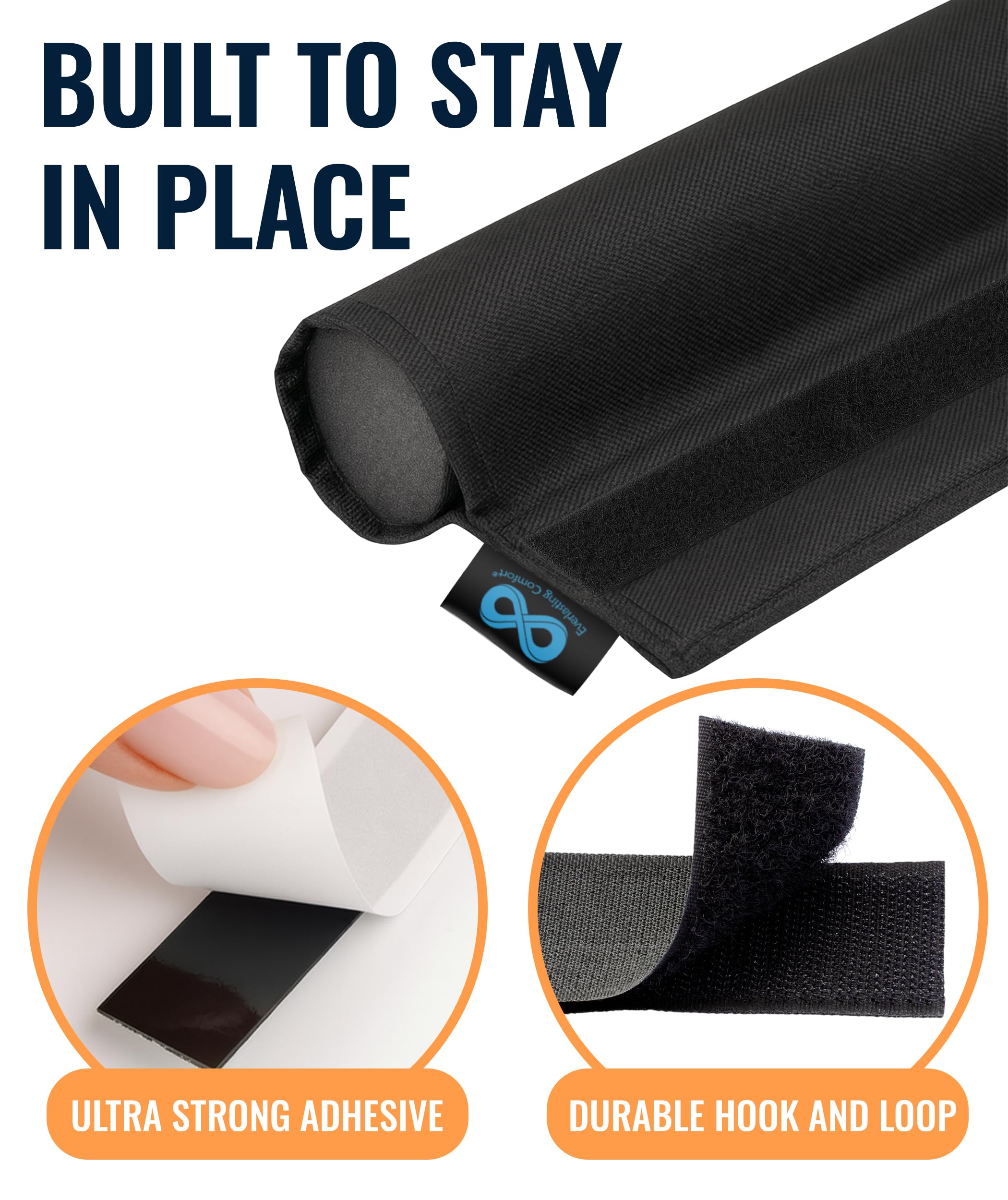 Everlasting Comfort door seal helps block odors and drafts.