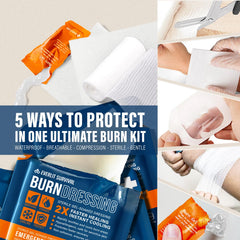 EVERLIT Burn Kit tea tree infused gel helps maintain a calm burn environment.
