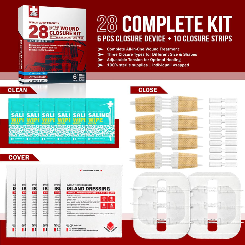 EVERLIT CARE all-in-one kit supports versatile first aid in outdoor or remote settings