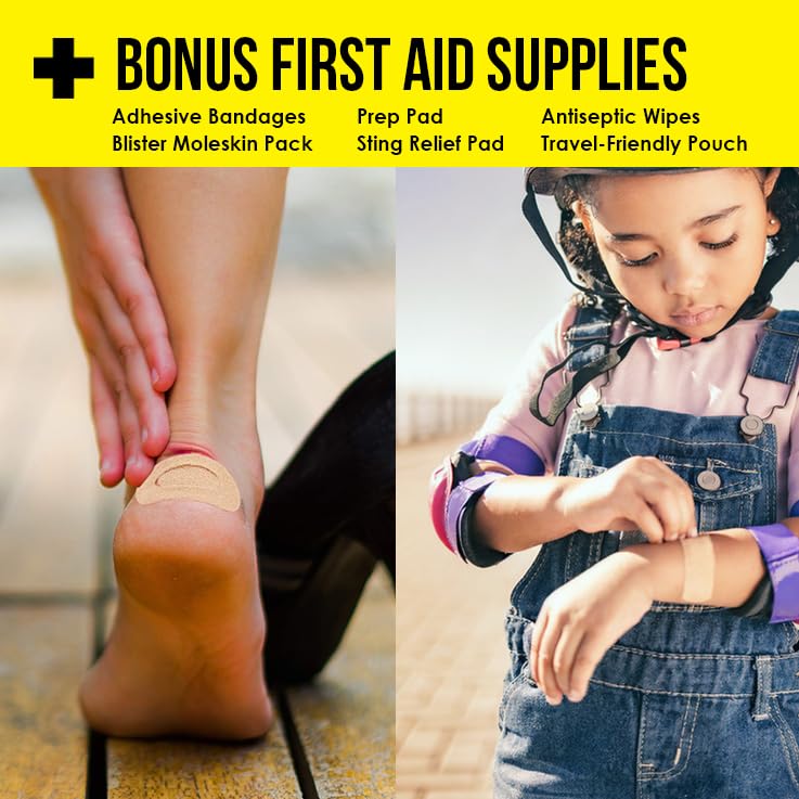 EVERLIT CARE individually packaged OTC meds for hygiene and quick access during journeys
