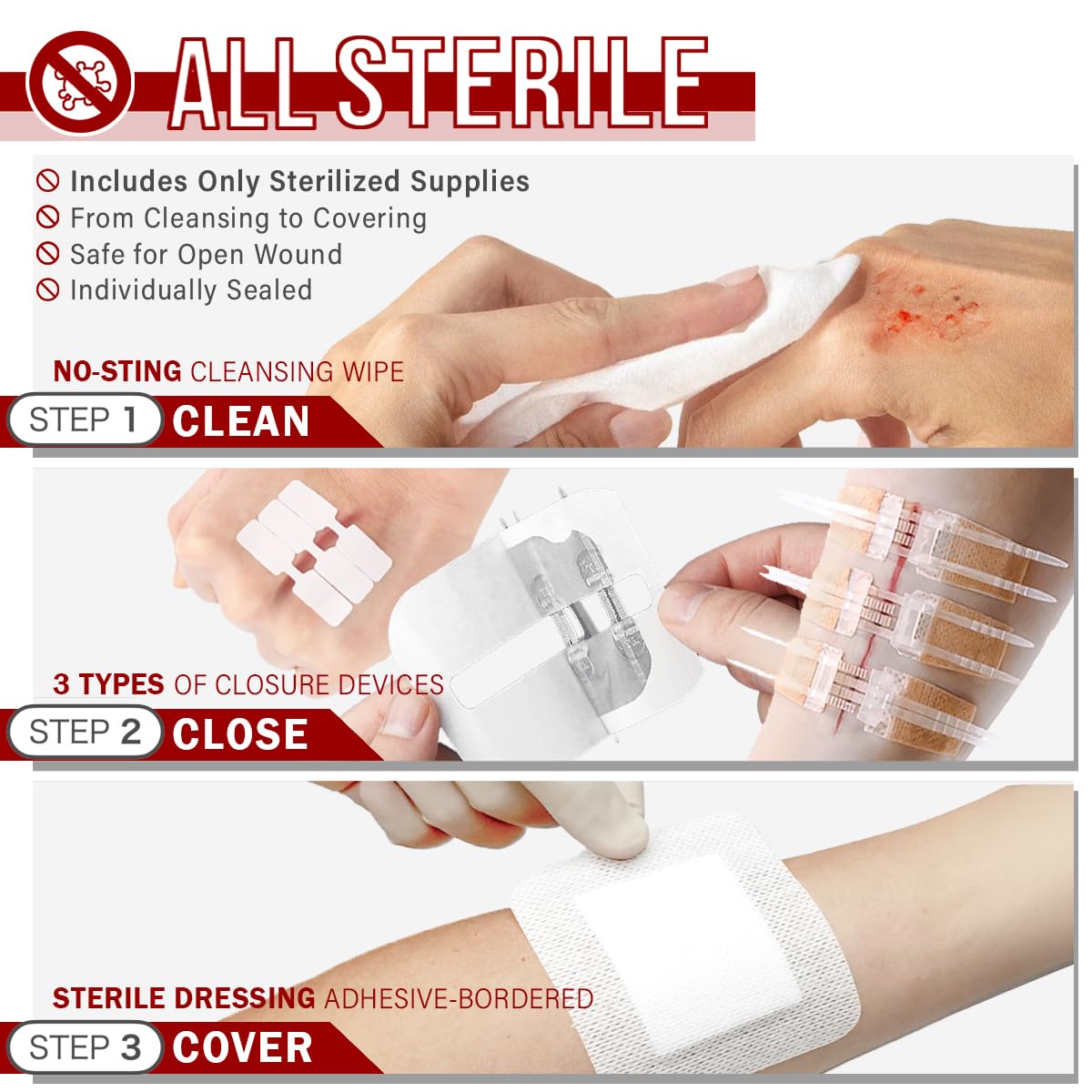 EVERLIT CARE waterproof dressings protect wounds during wet activities