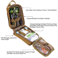 EVERLIT MOLLE EMT pouch in water-resistant nylon ready to attach
