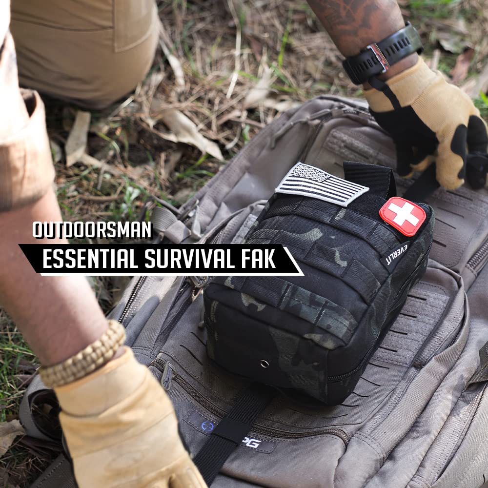 EVERLIT 1000D nylon pouch withstands rain and rugged outdoor conditions
