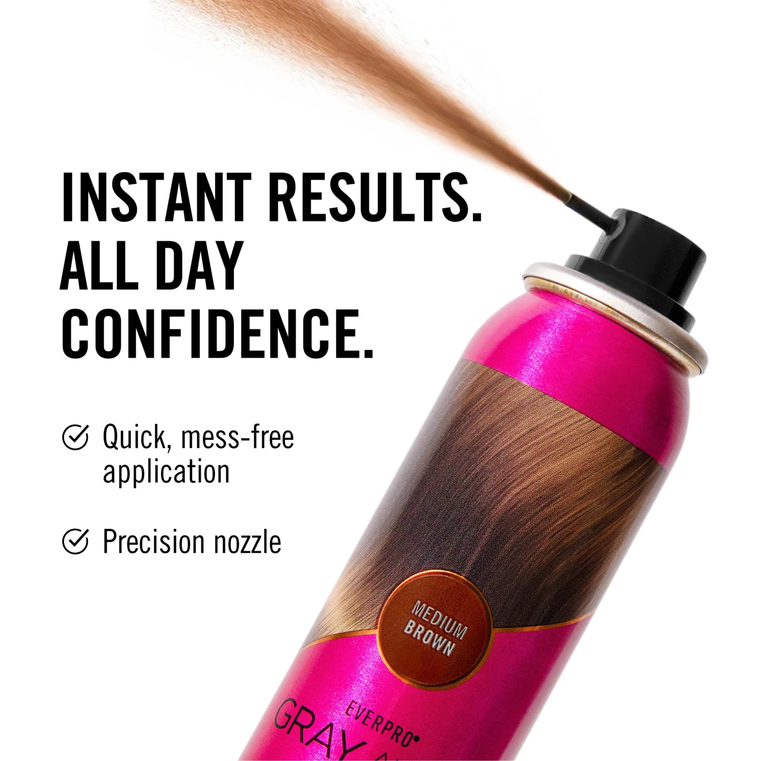 EVERPRO Gray Away highlights refresh to revive color and shine.