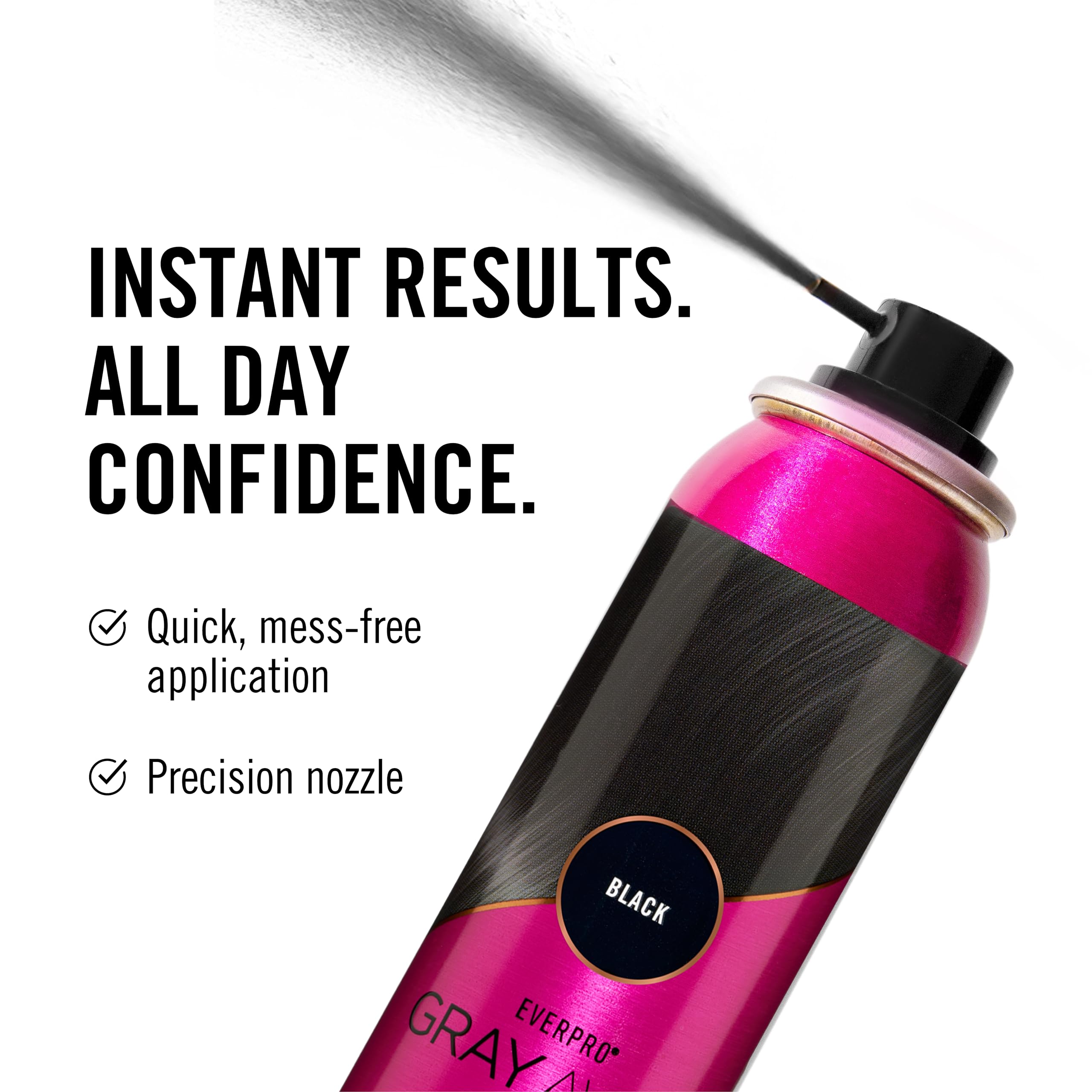EverPRO Gray Away long-lasting, transfer-resistant color for roots.