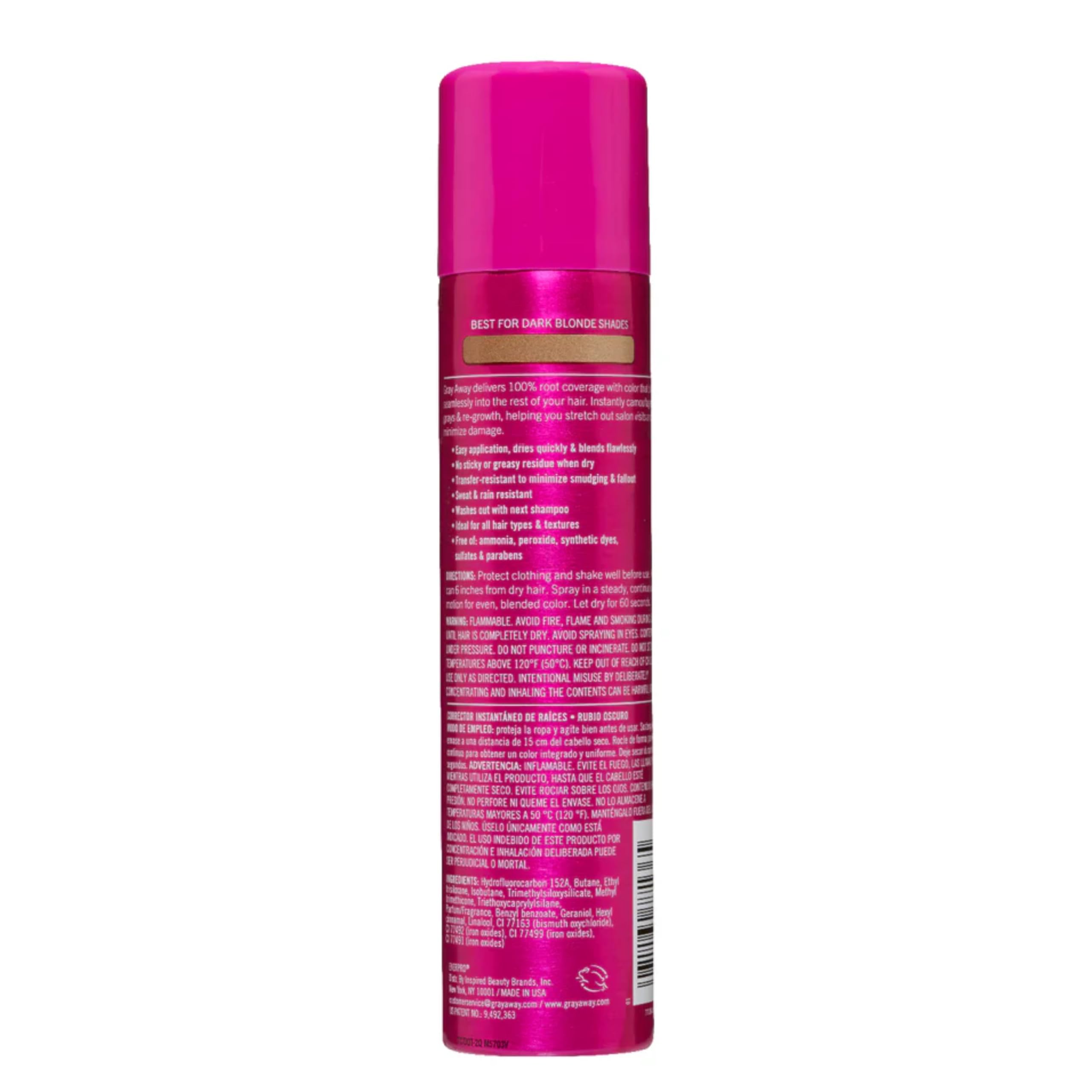 Everpro Gray Away lasts up to 24 hours for natural looking roots