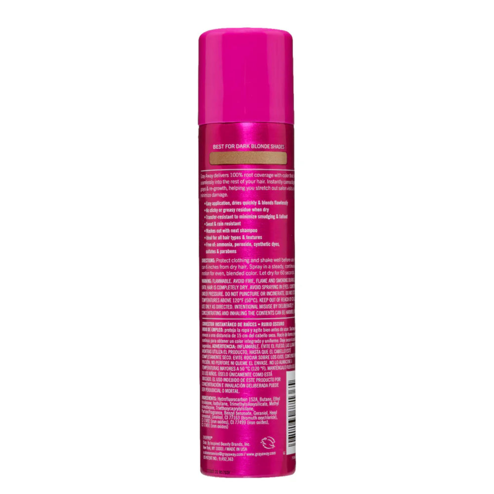 Everpro Gray Away lasts up to 24 hours for natural looking roots