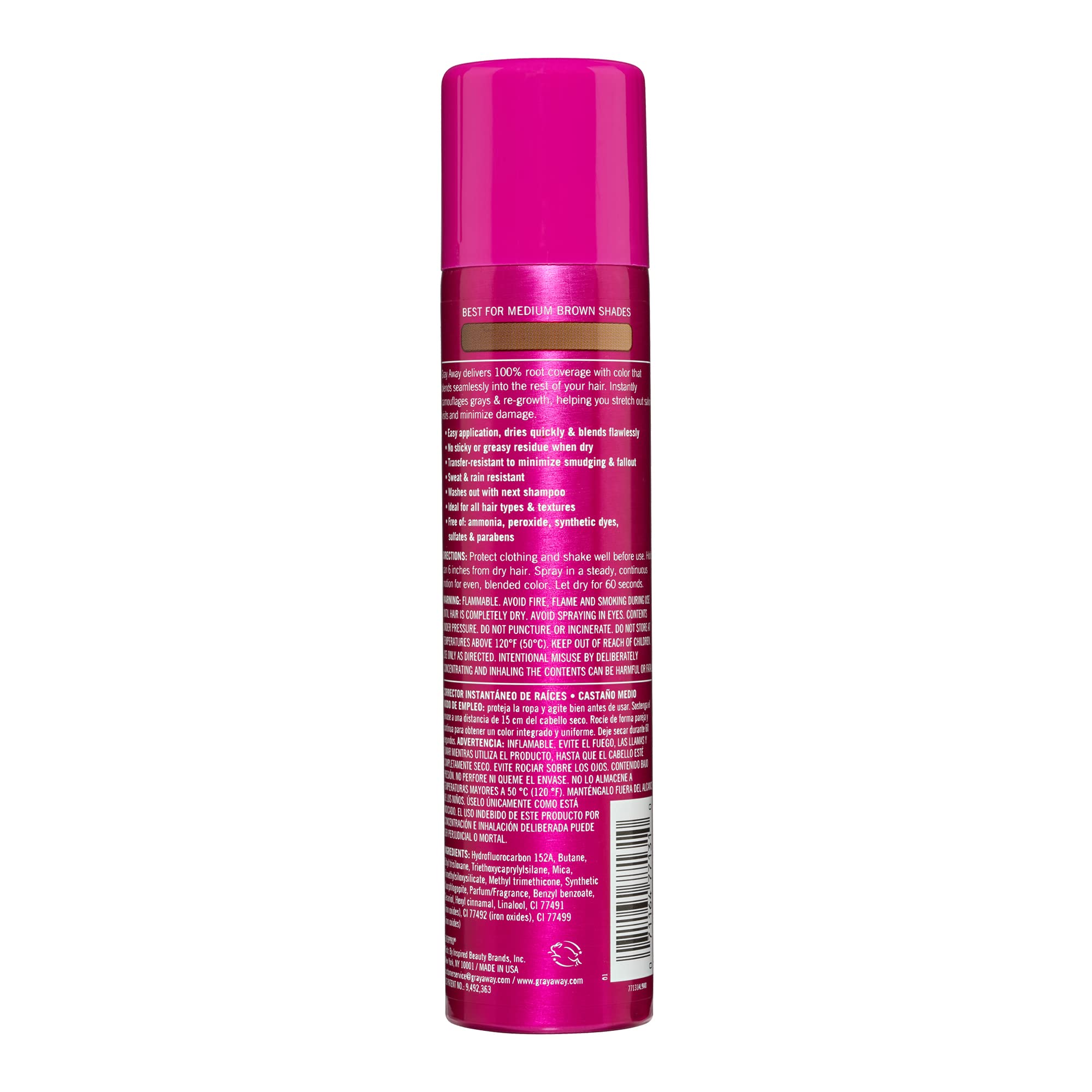 EVERPRO Gray Away transfer-resistant formula stays put through daily activities.