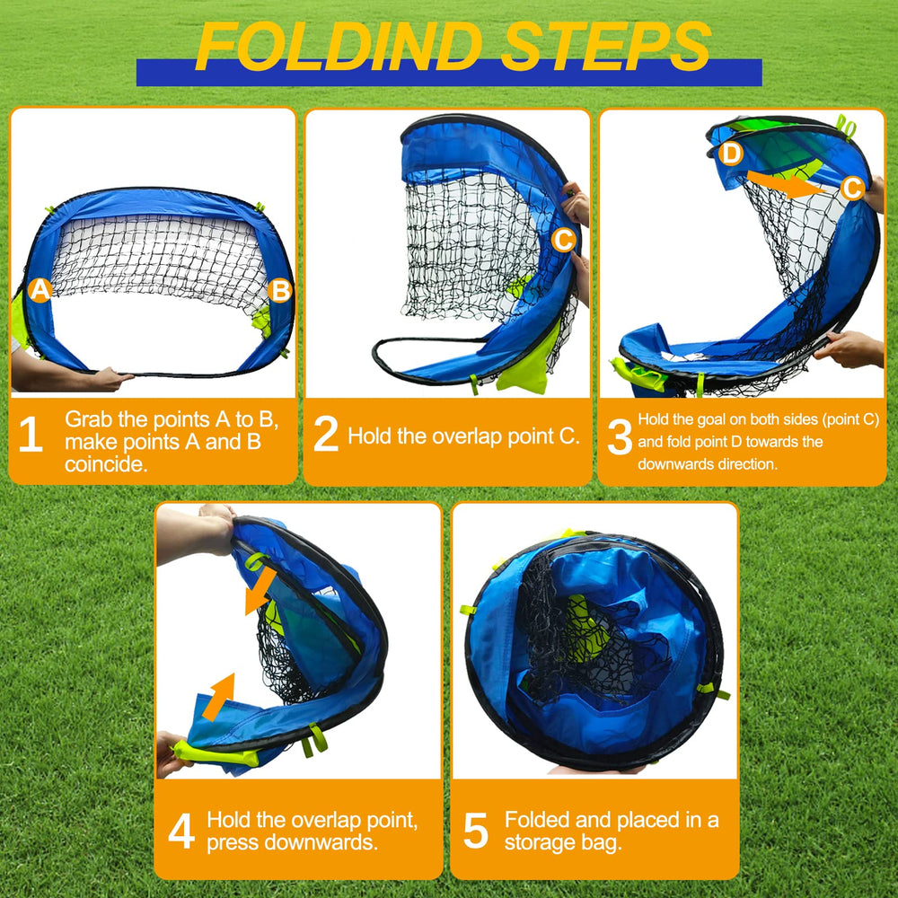EVERRUSH pop-up goals beach-play training on sand
