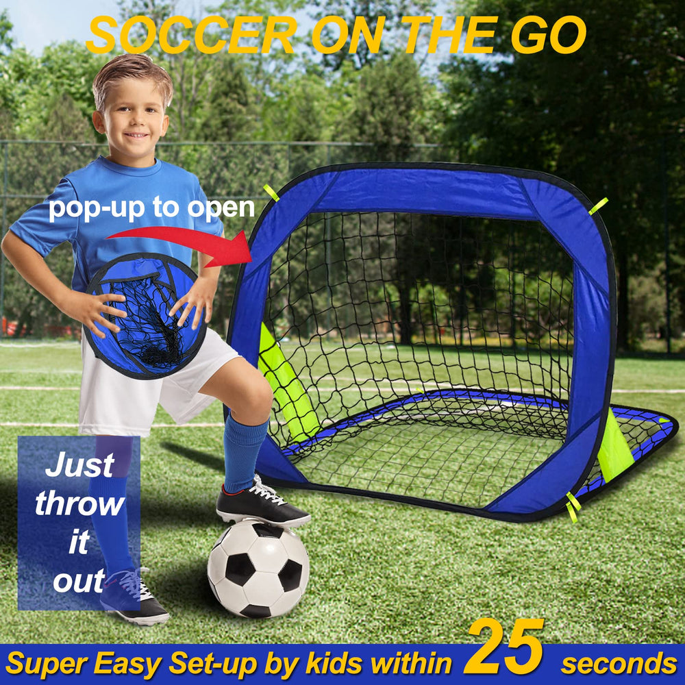 EVERRUSH pop-up goals ground-pegs secure setup