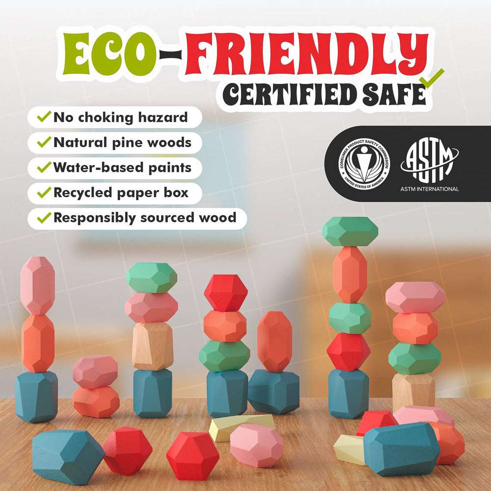 EVERSMART blocks are no choking hazard, enabling safer exploration for toddlers.