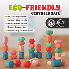EVERSMART blocks are no choking hazard, enabling safer exploration for toddlers.