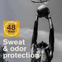 Every Man Jack Amber + Sandalwood bottle close-up showing smooth glide