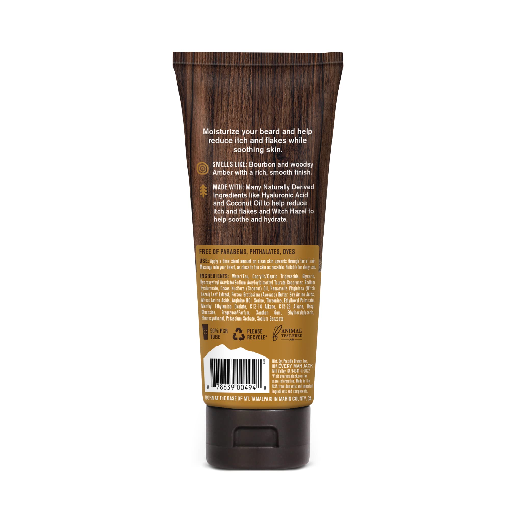 Beard care routine with wash, oil, and balm around this product