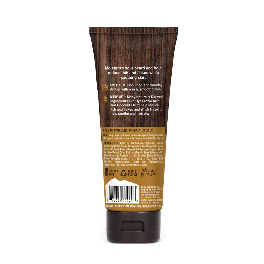 Beard care routine with wash, oil, and balm around this product
