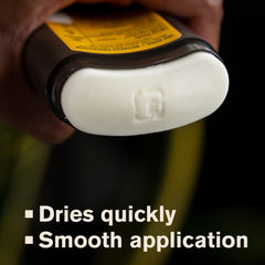 Front packaging emphasizing recyclable materials and 50% PCR content.