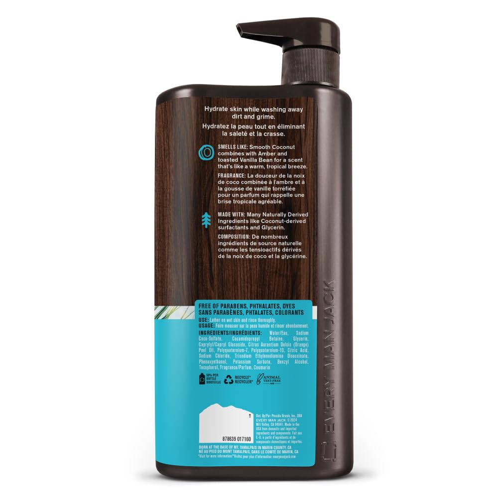 Beard and body care versatility image with Every Man Jack Coconut Driftwood